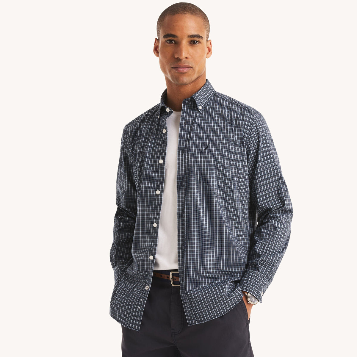 Camisa de hombre a cuadros