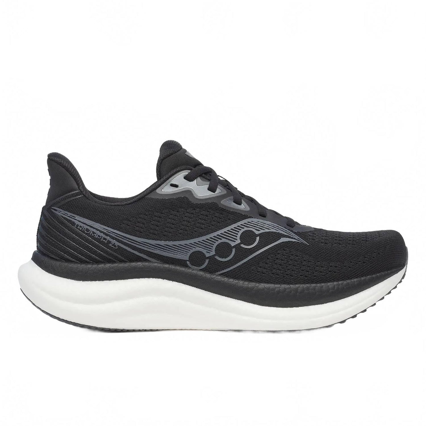 Tenis para correr de hombre color negro y blanco