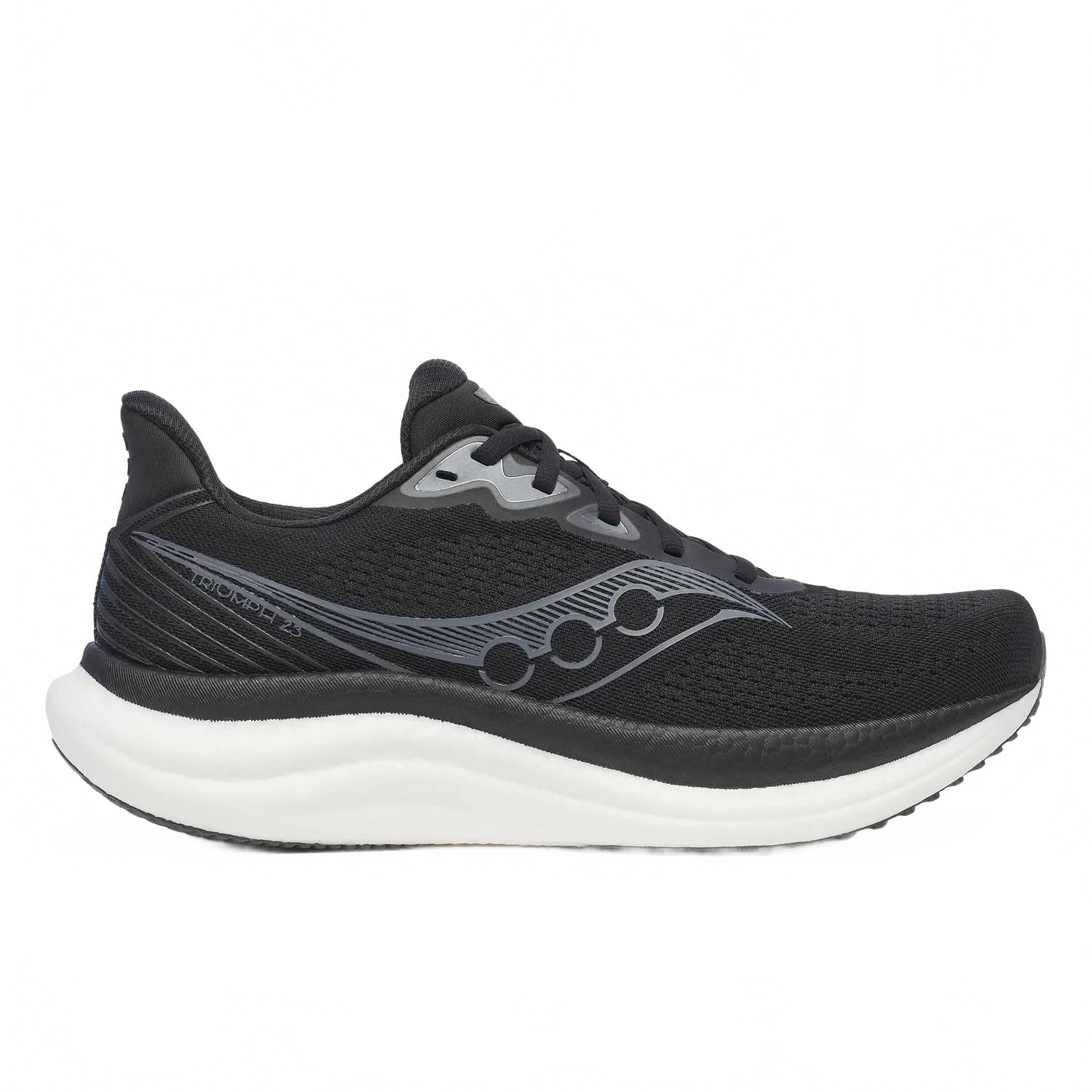 Tenis para correr de hombre color negro y blanco