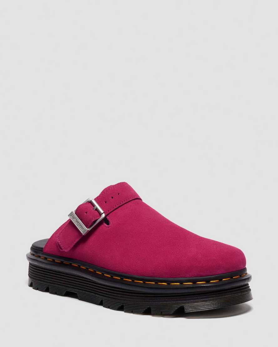 Zapatos de gamuza con plataforma