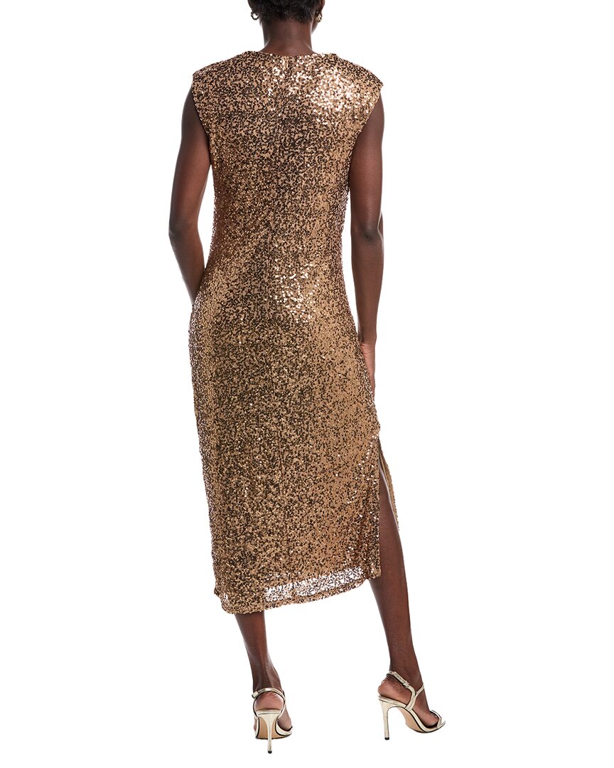 Vestido midi con lentejuelas
