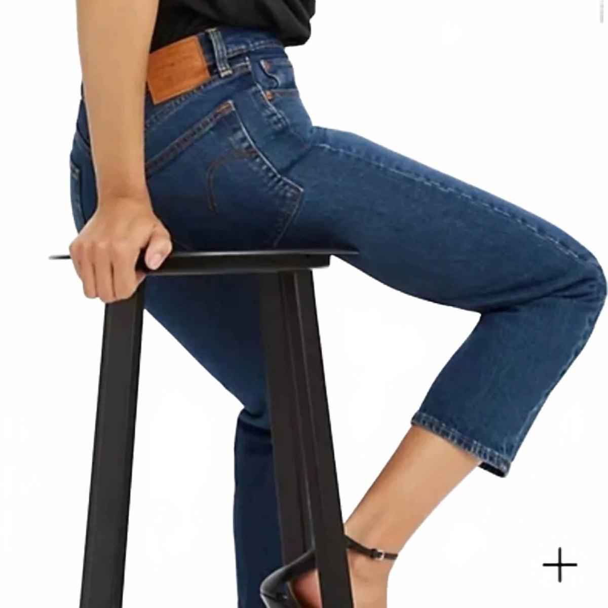 Jean color azul