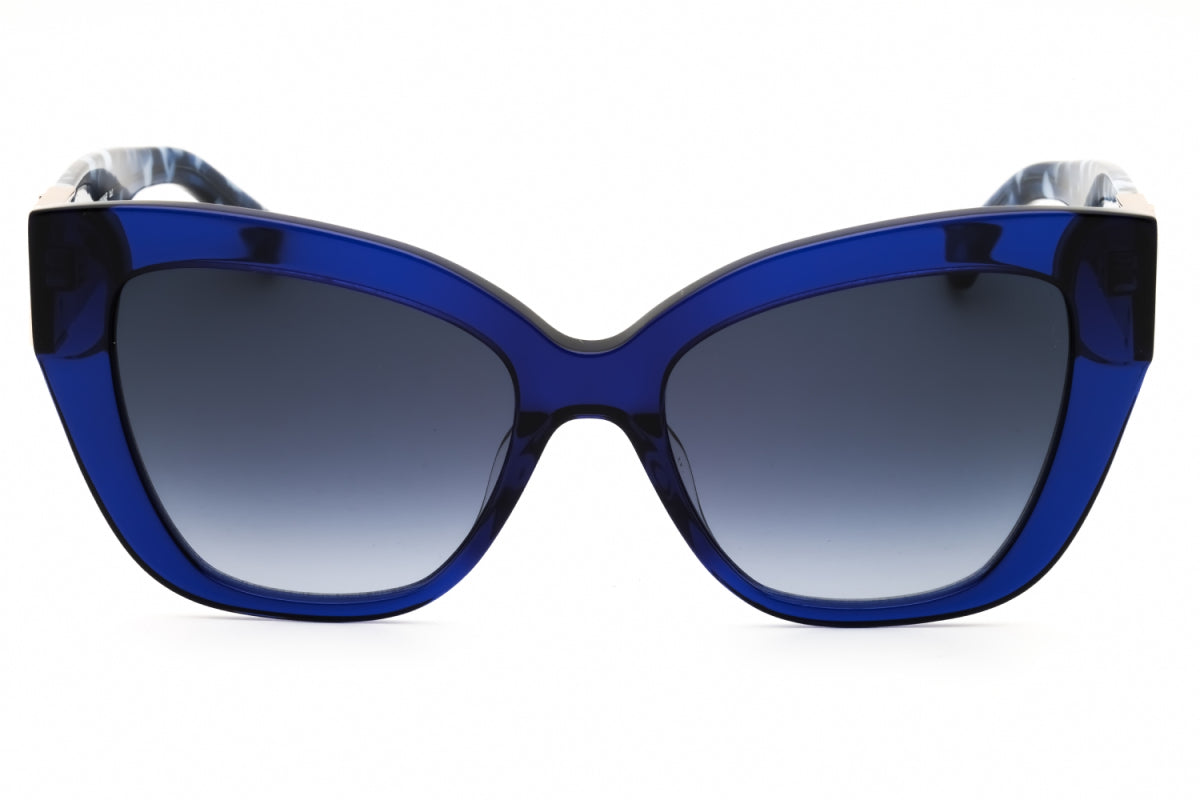 Gafas color gris oscuro y azul
