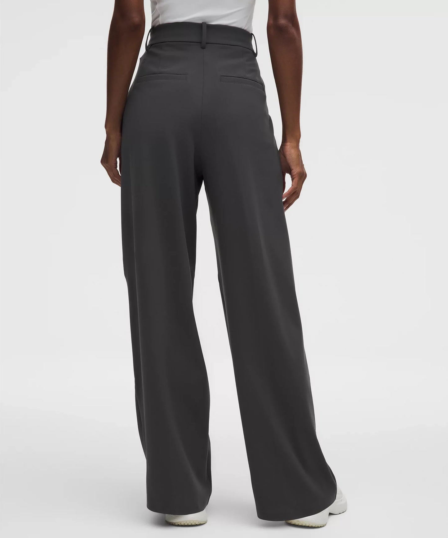 Pantalón de pierna ancha de tiro alto