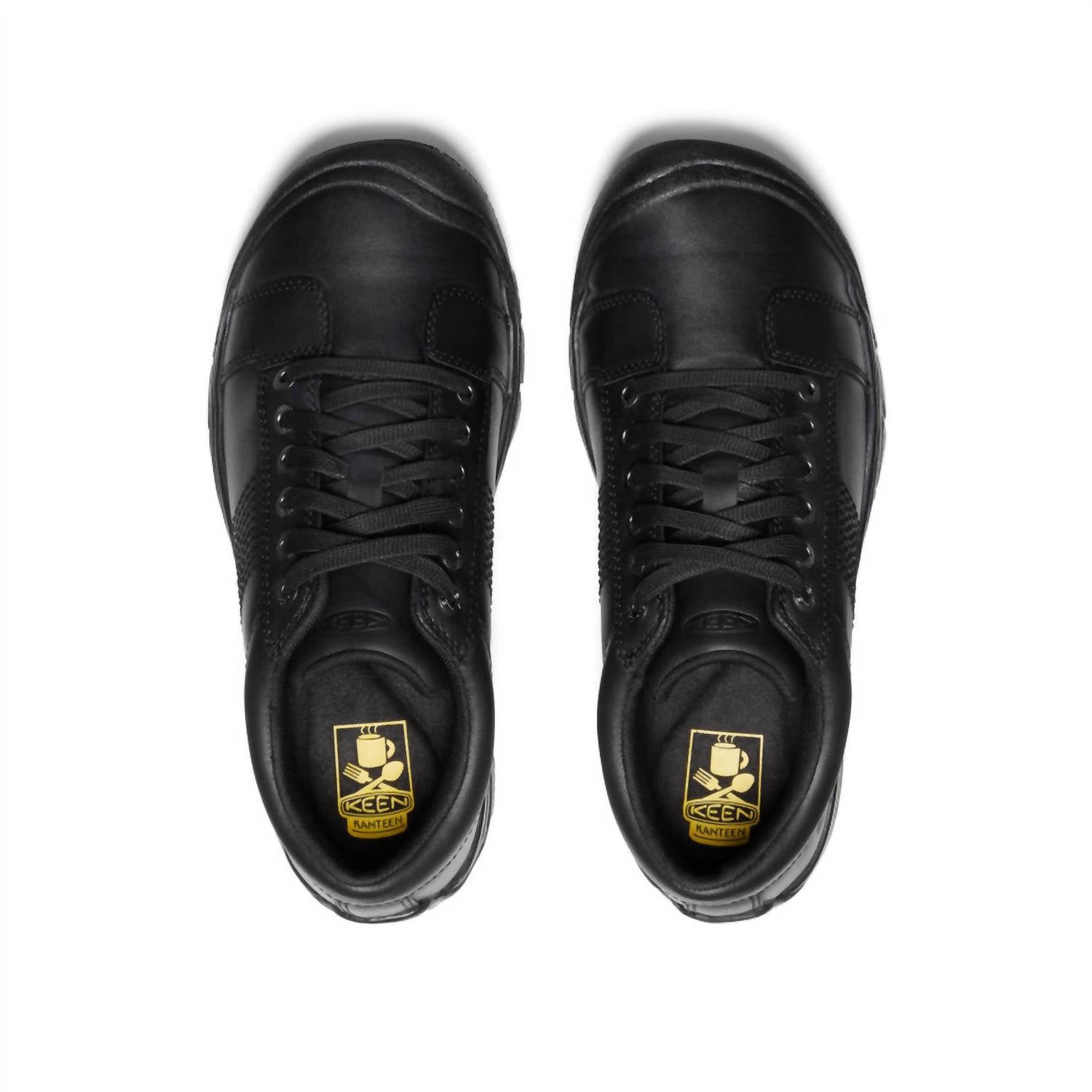 Zapatos de cordones de hombre color negro