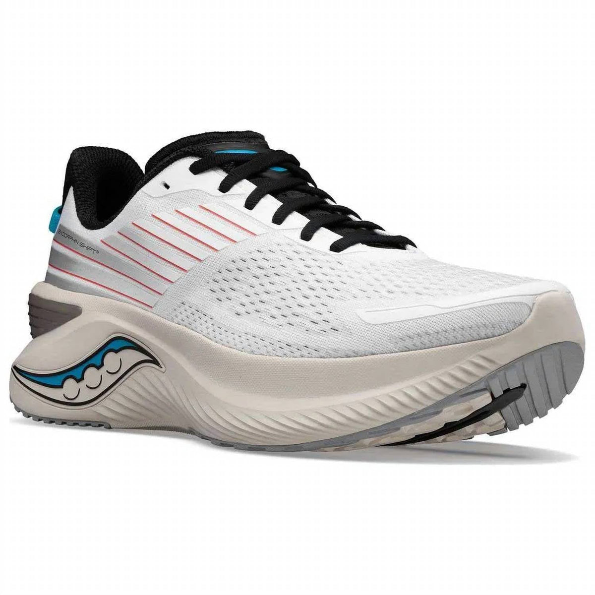 Tenis para correr de hombre color negro y blanco