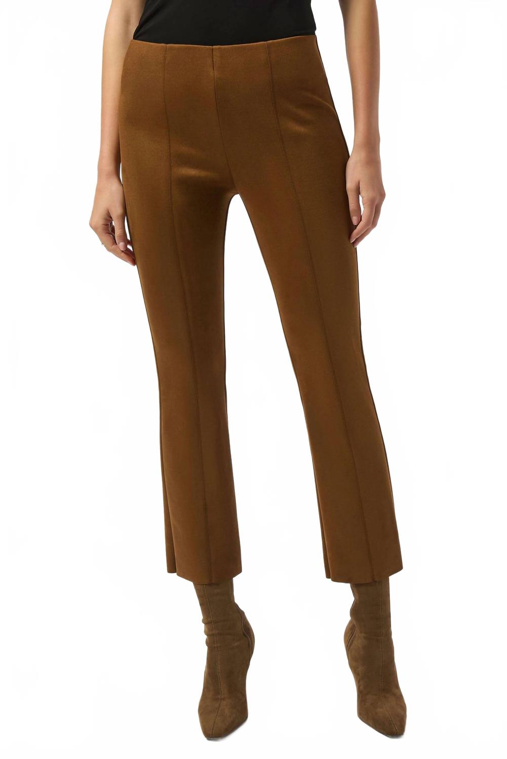 Pantalón de tiro alto color café