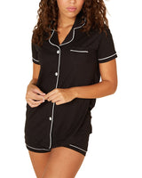 Cosabella 2pc Bella Conjunto Top Manga Corta y Boxer