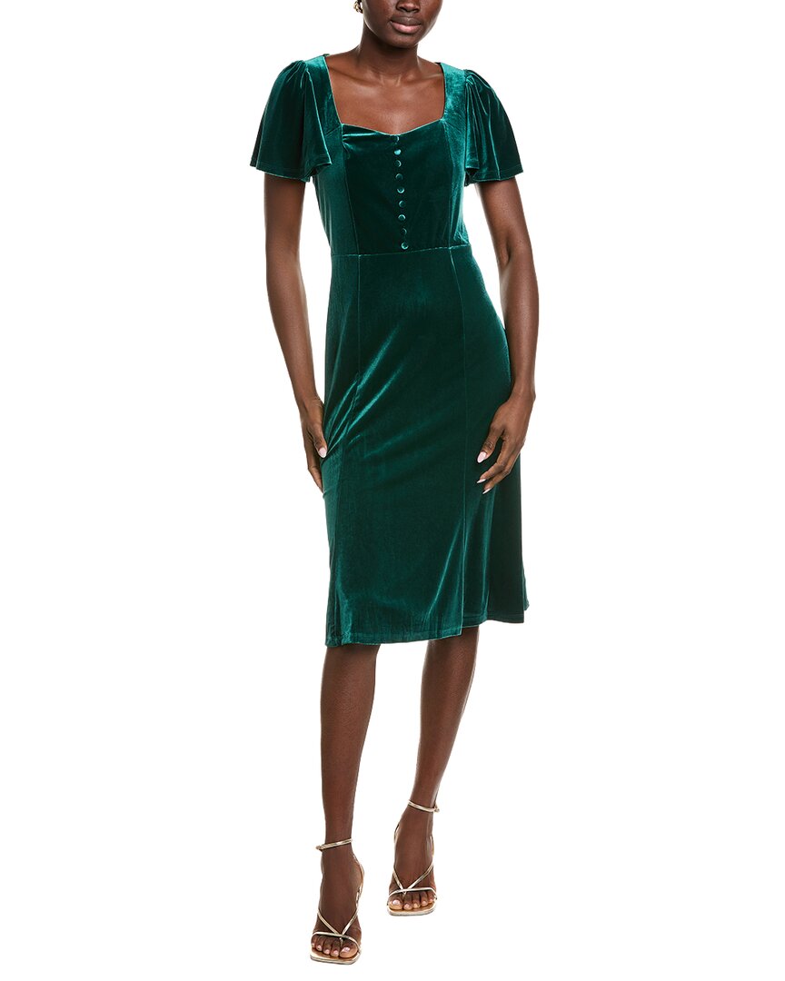 Vestido de terciopelo midi