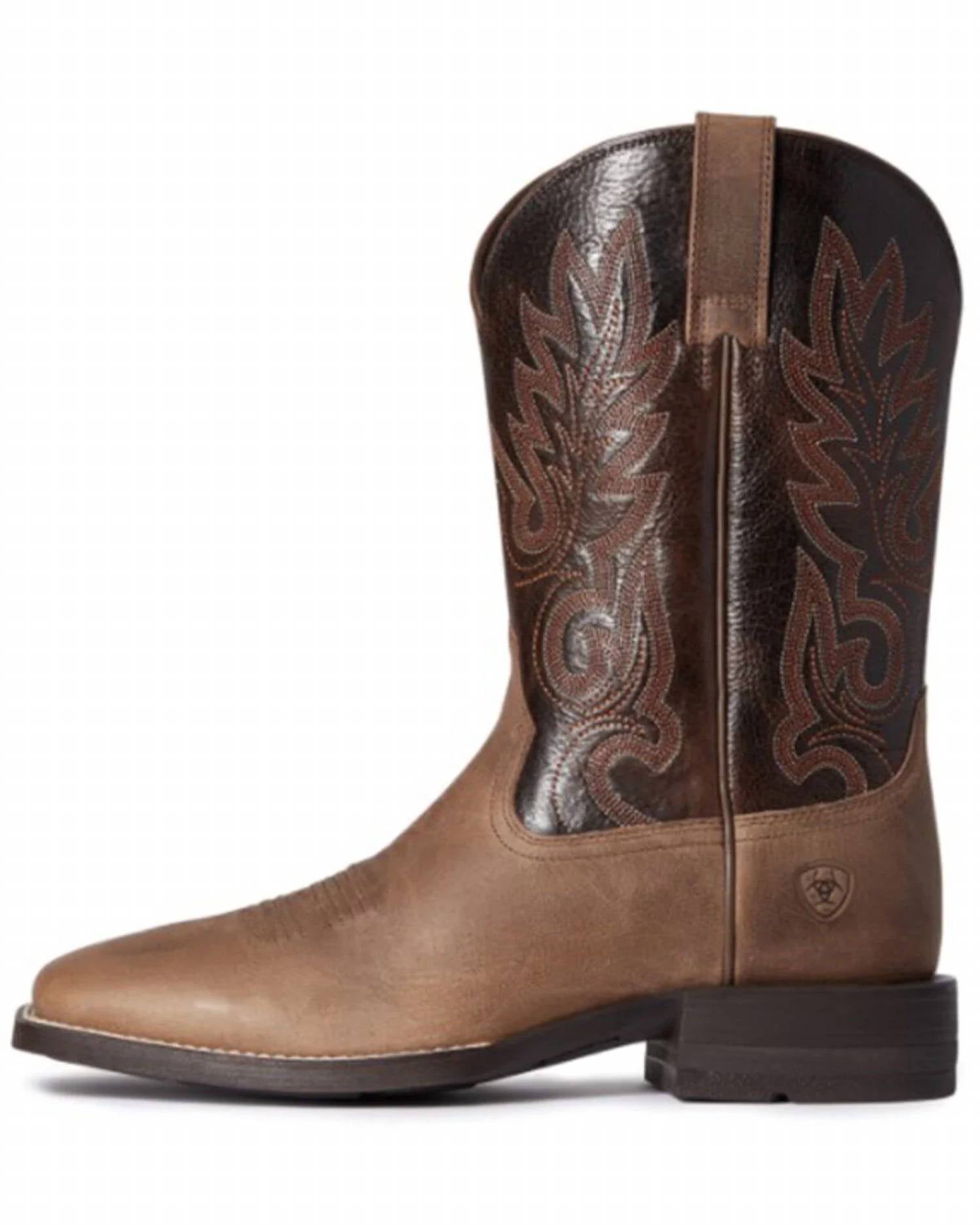 Botas de hombre color café