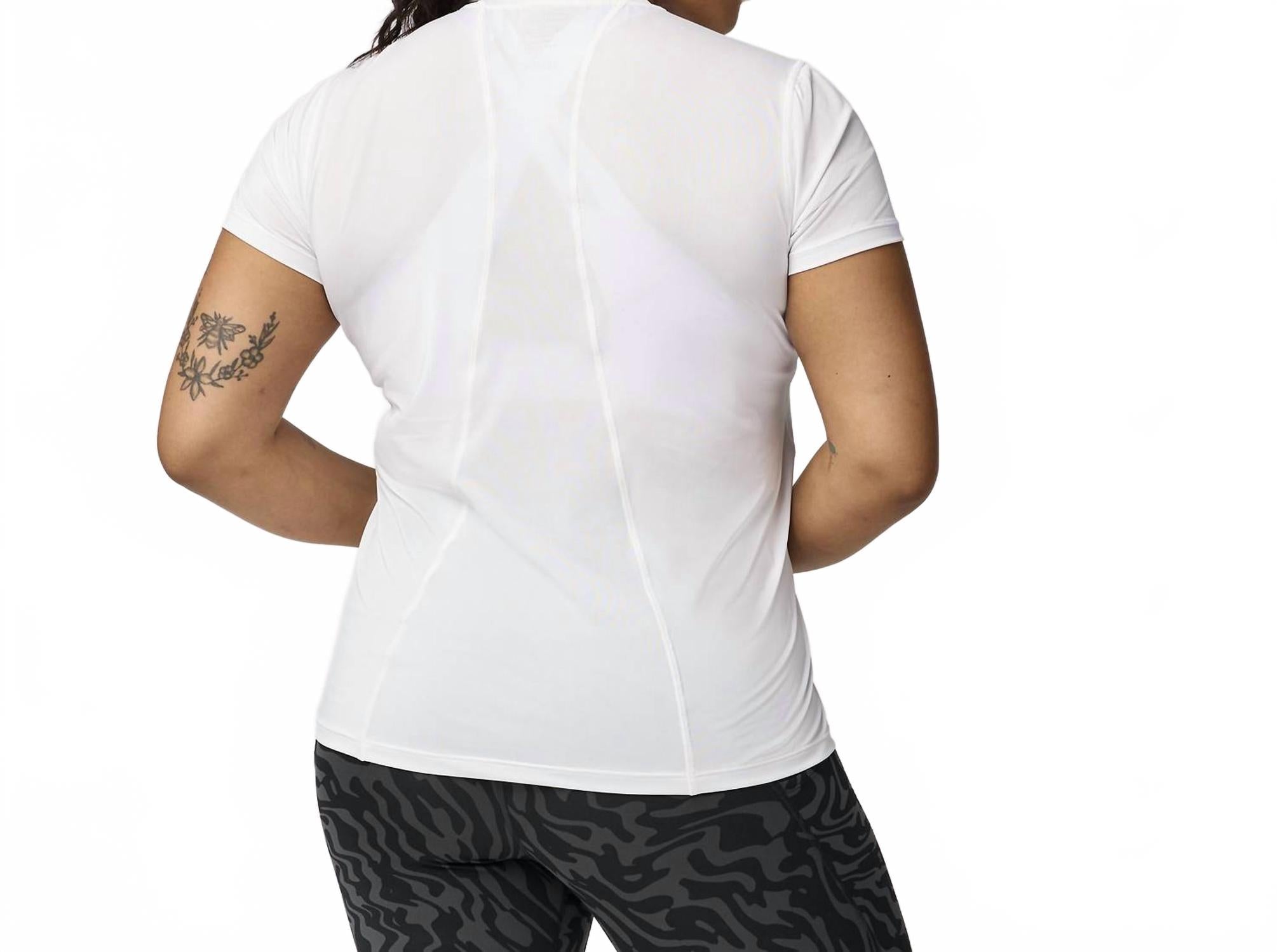 Short de mujer de manga corta color blanco
