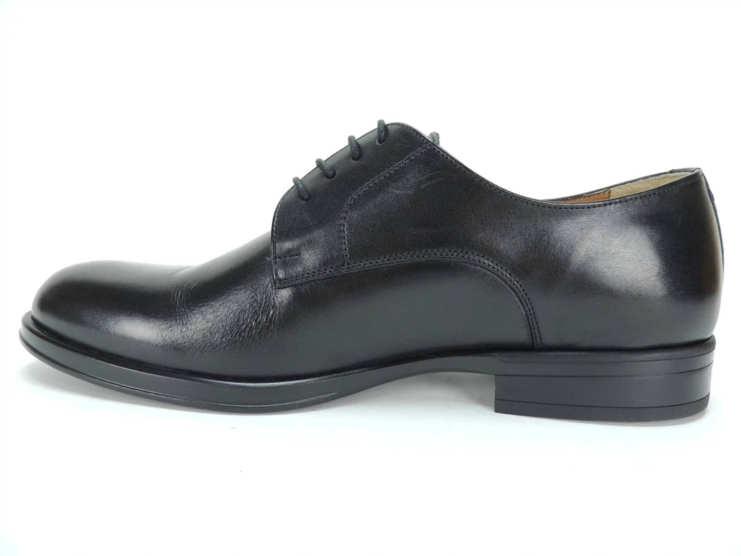 Zapatos de cordones de hombre color negro