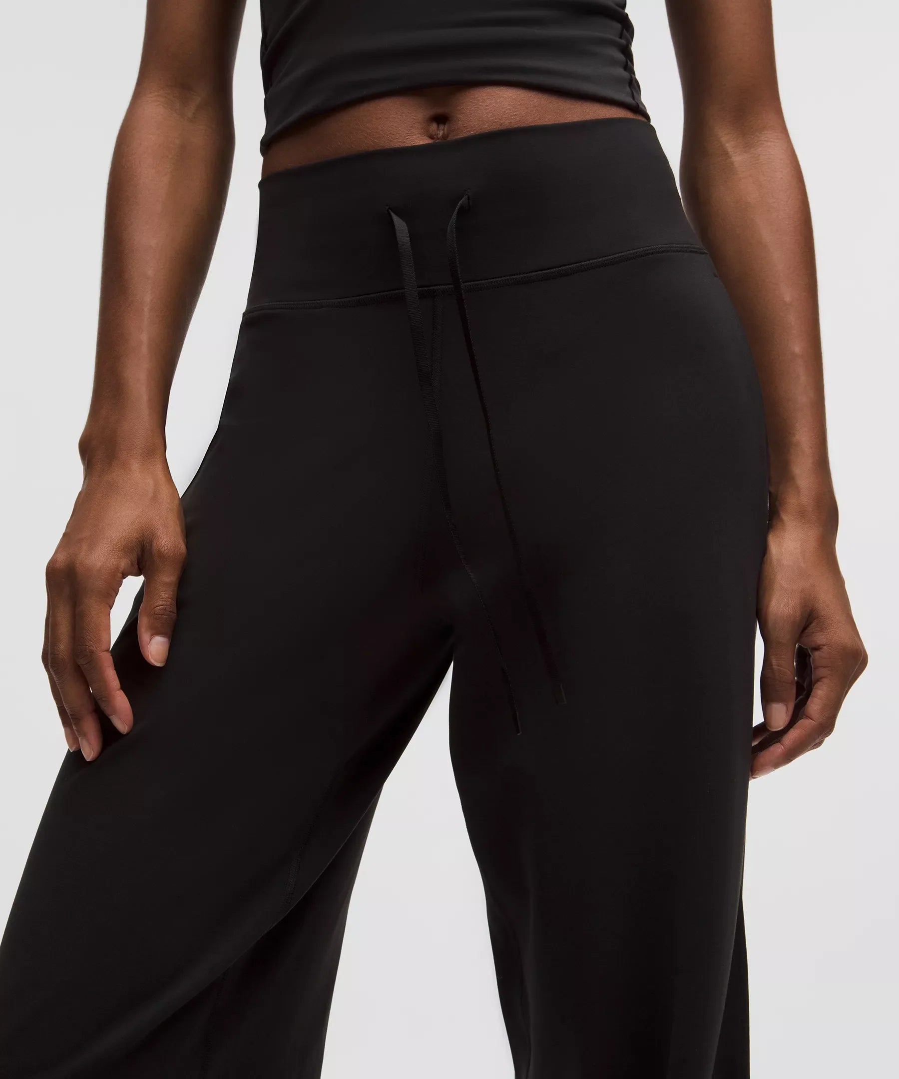 Pantalón de pierna ancha de tiro alto