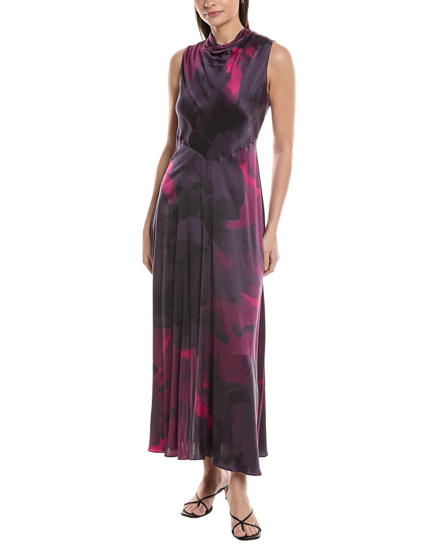 Vestido de seda largo