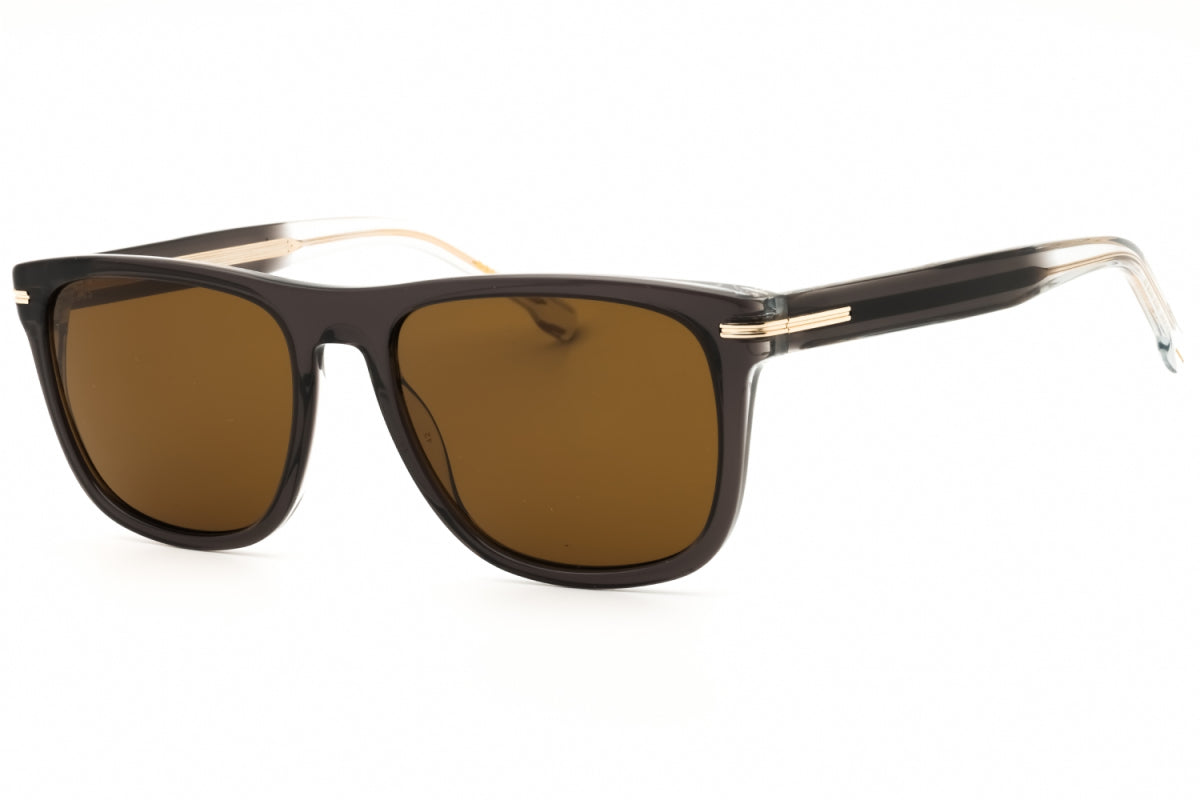 Gafas color gris y café