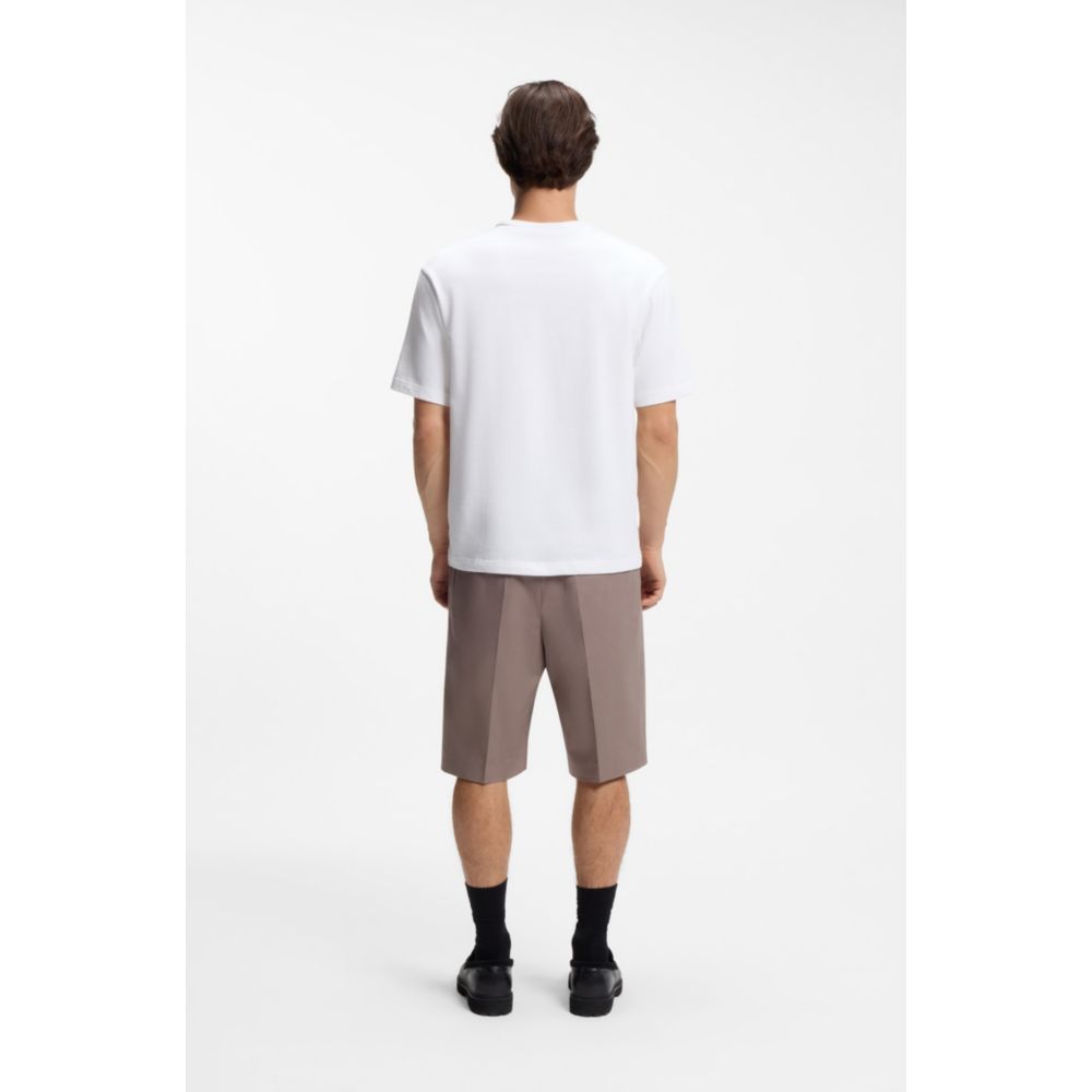 Camiseta de algodón con bordado