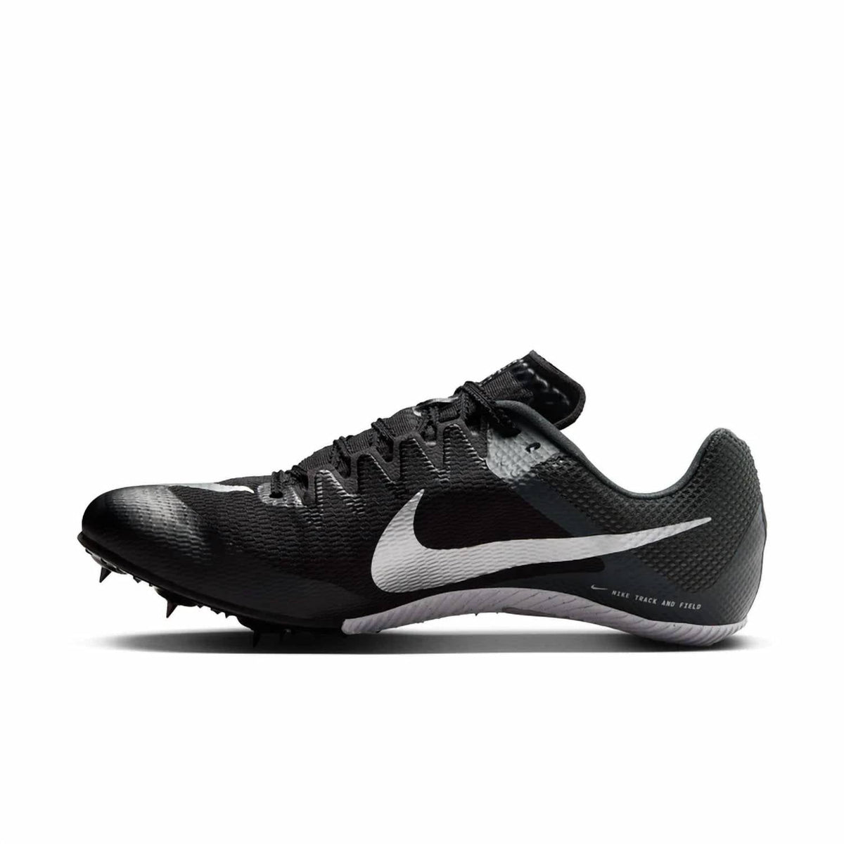 Tenis para correr unisex color negro y plateado