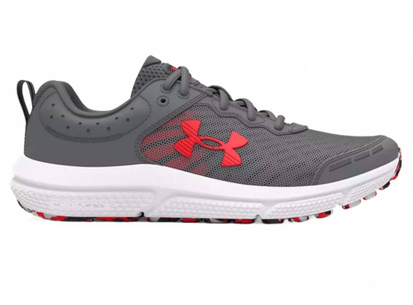 Tenis para niño color negro y gris y rojo