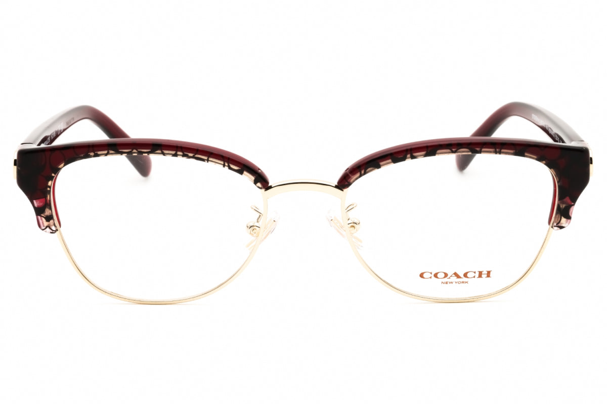 Gafas 53 mm color rojo y dorado