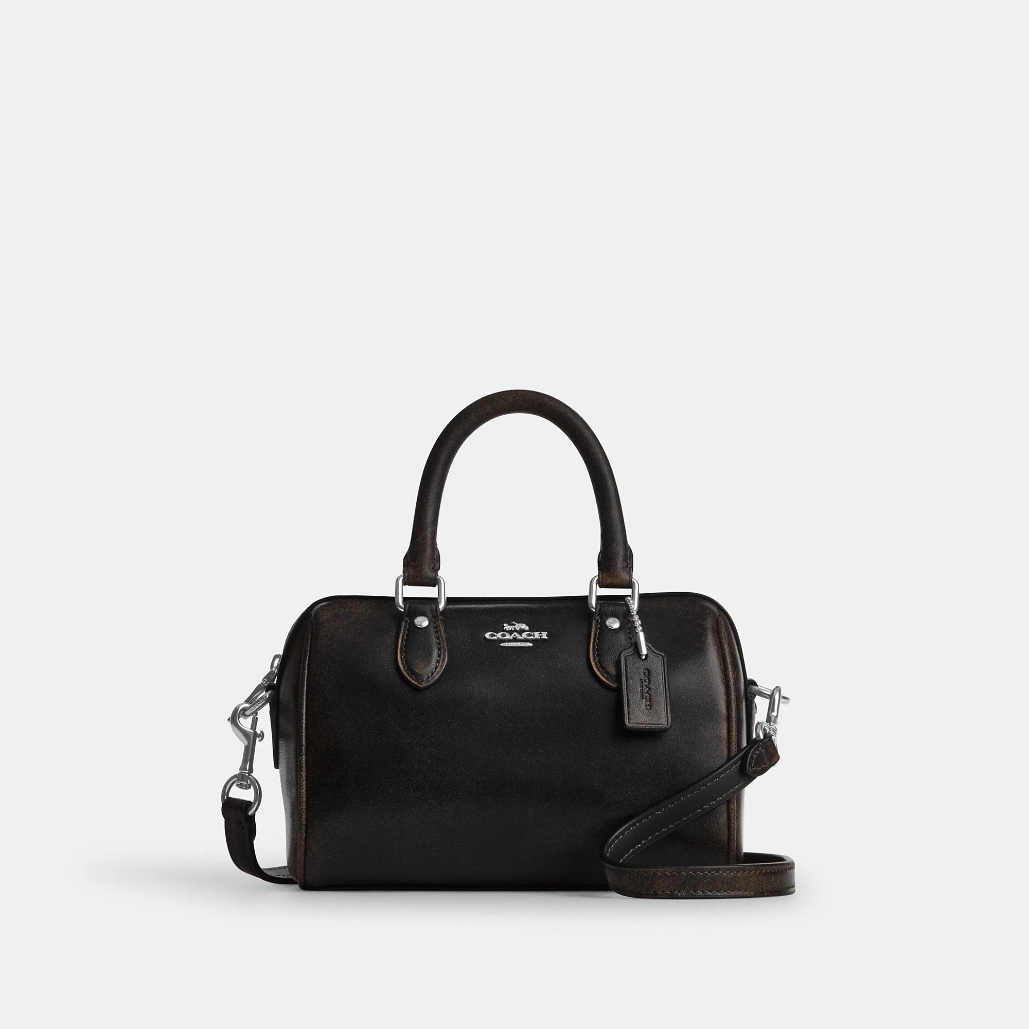 Bolso cruzado de cuero