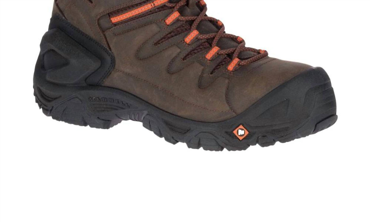 Botas de hombre de cuero impermeables color café