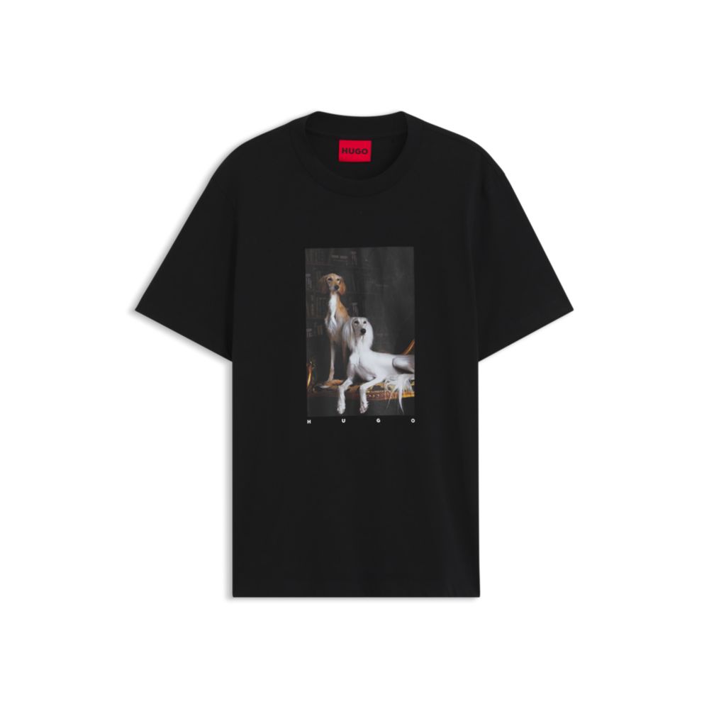 Camiseta de algodón con estampado