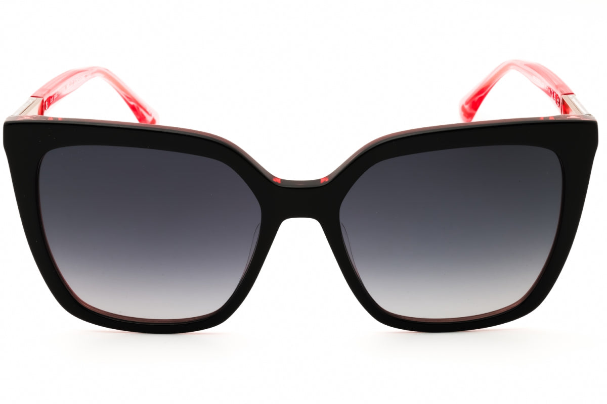 Gafas color gris oscuro y negro y rosado