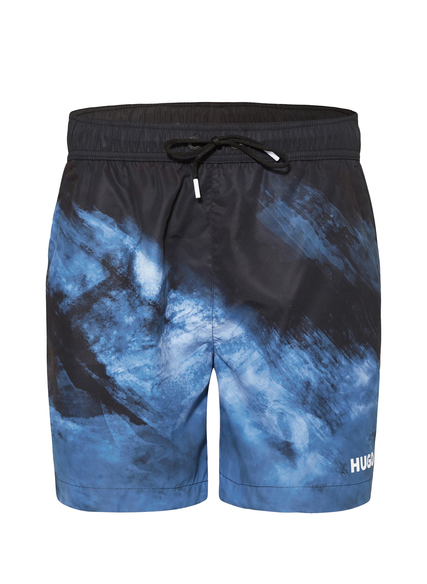 Pantaloneta de baño de hombre color negro