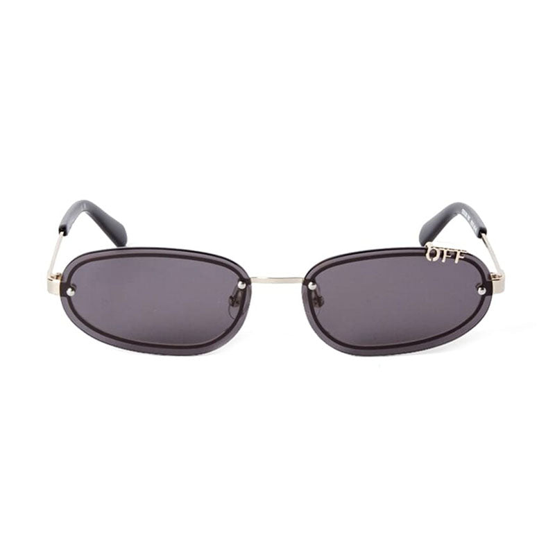 Gafas color gris oscuro y dorado