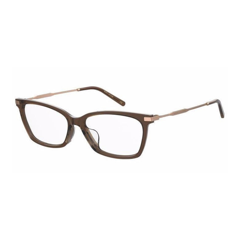 Gafas 53 mm color café y dorado