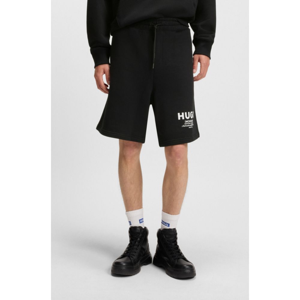 Short de algodón de corte amplio