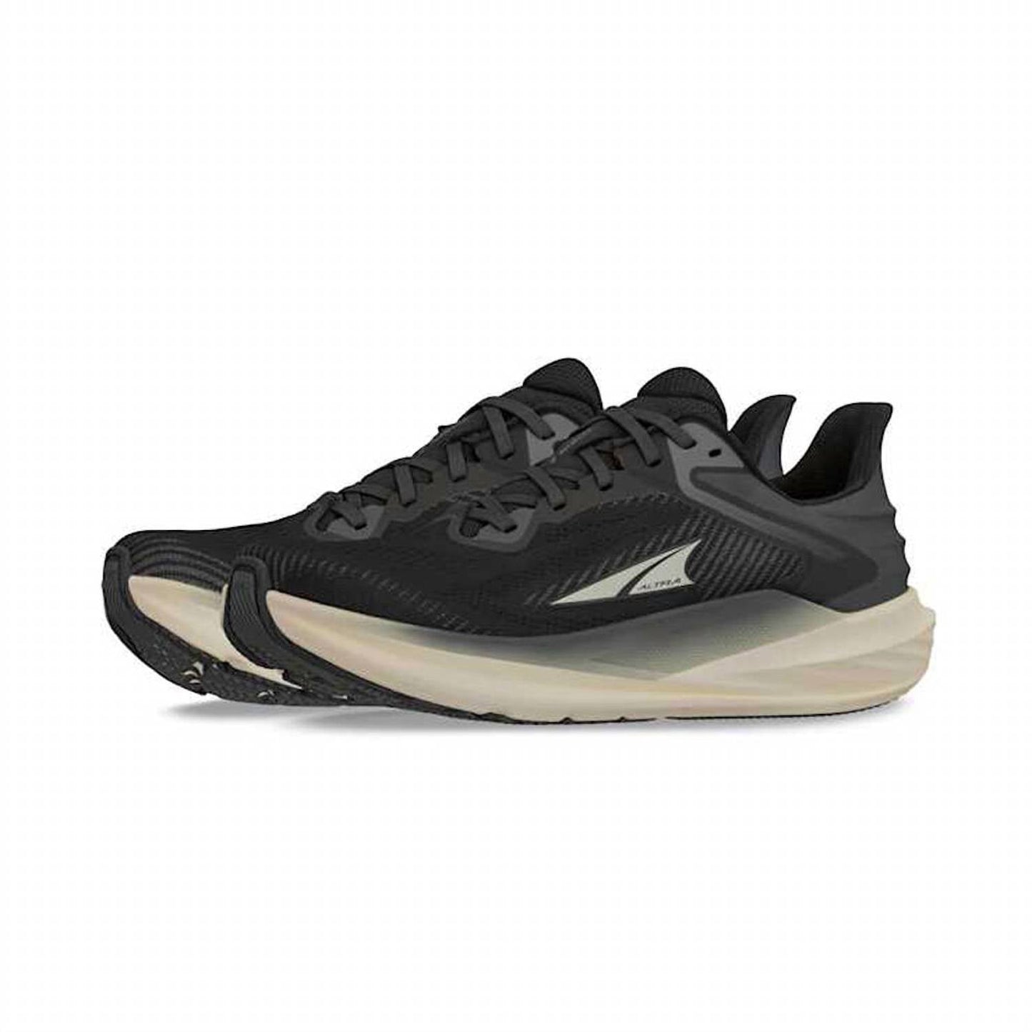 Tenis para correr de mujer color negro y blanco