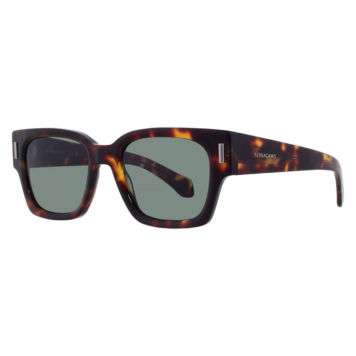 Gafas de sol de hombre de montura cuadrada color verde