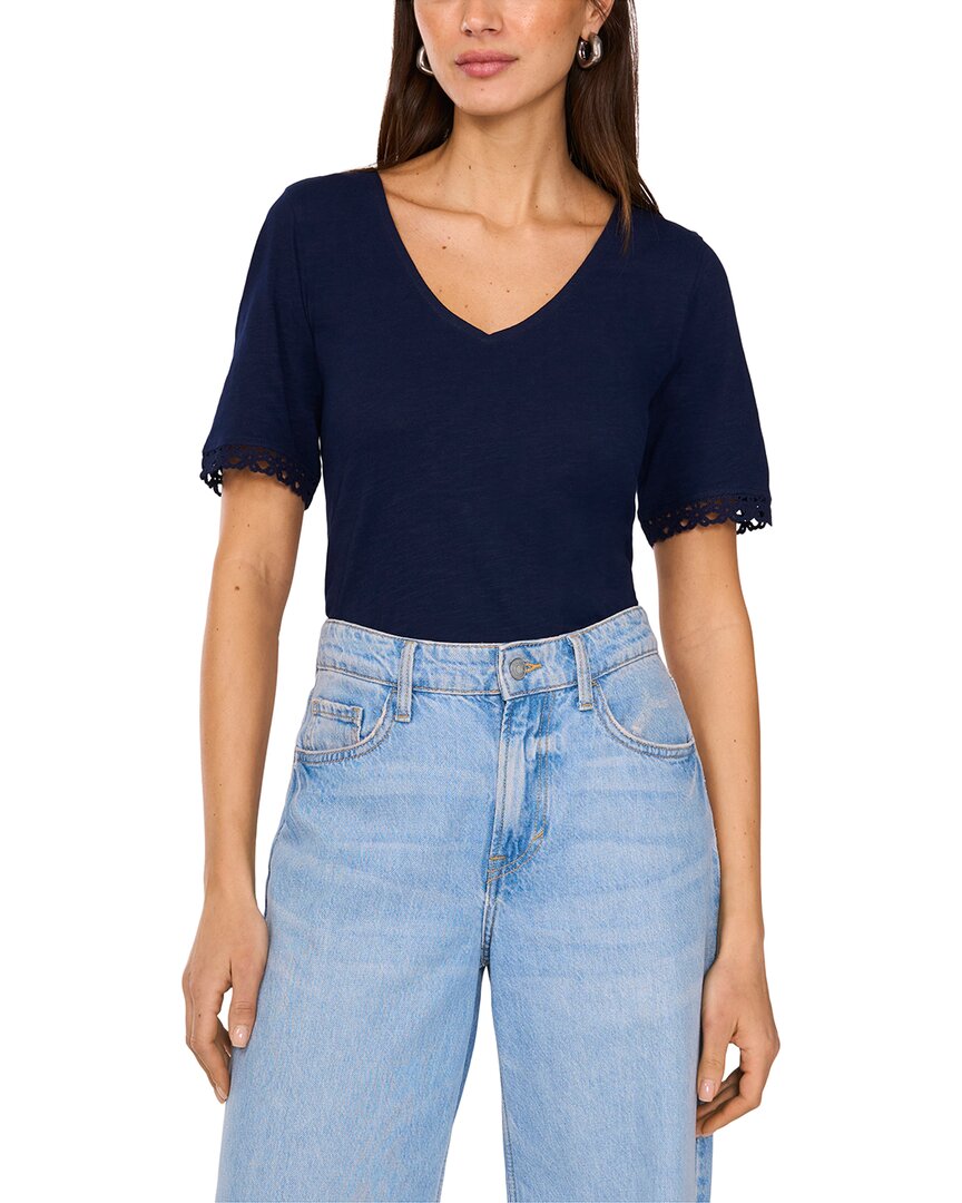 Top con cuello en V