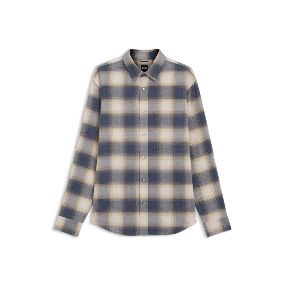 Camisa de algodón de corte amplio