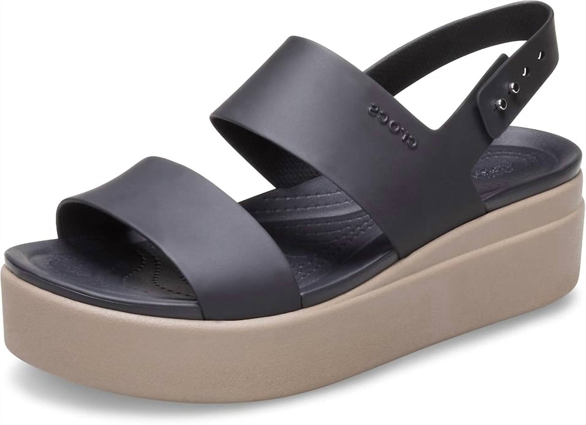 Sandalias de mujer color negro y gris