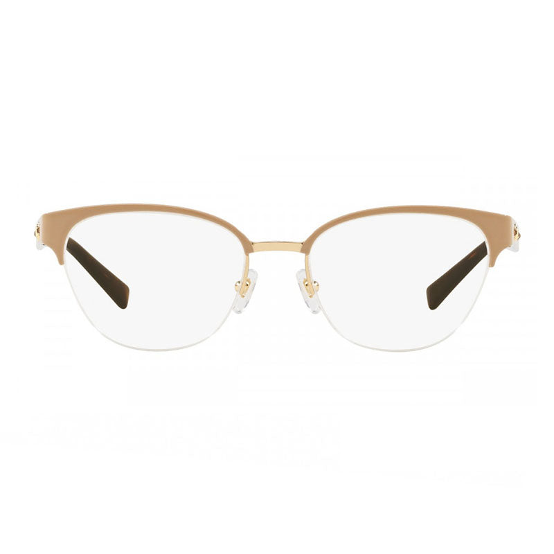 Gafas 52 mm color café y dorado