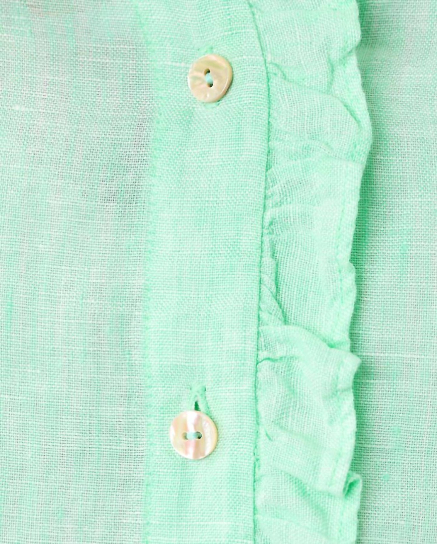 Top con boleros color blanco