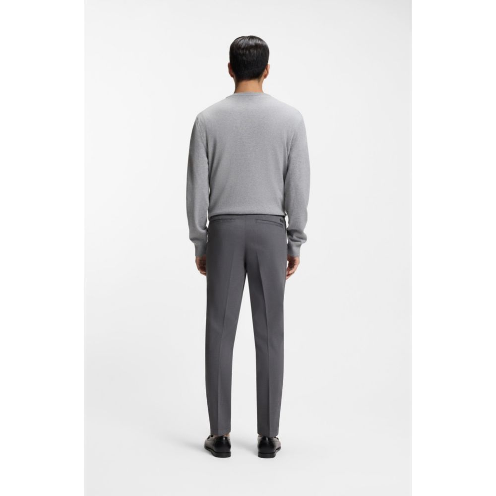 Pantalón de algodón de corte ajustado