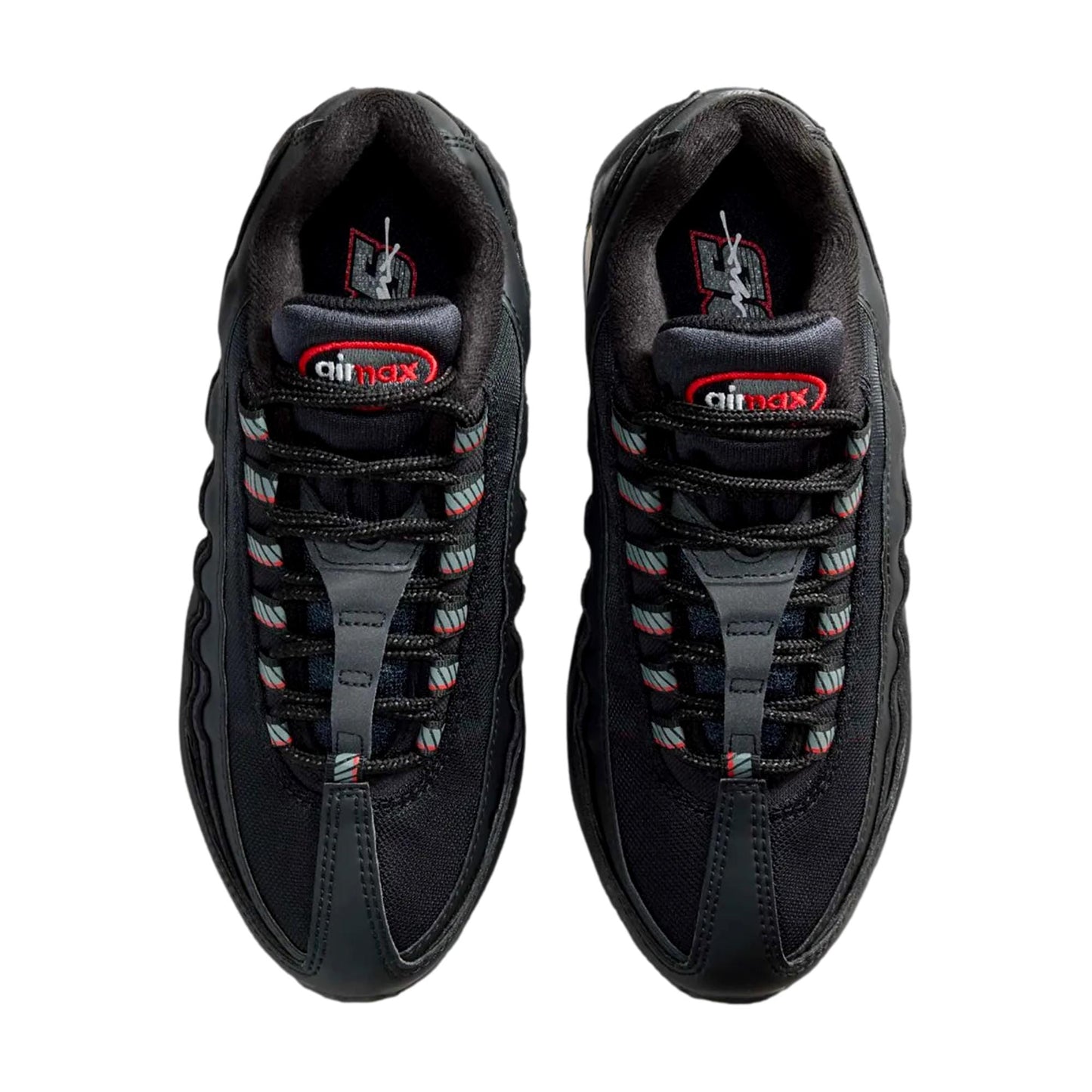 Calzado infantil de cuero color negro y gris
