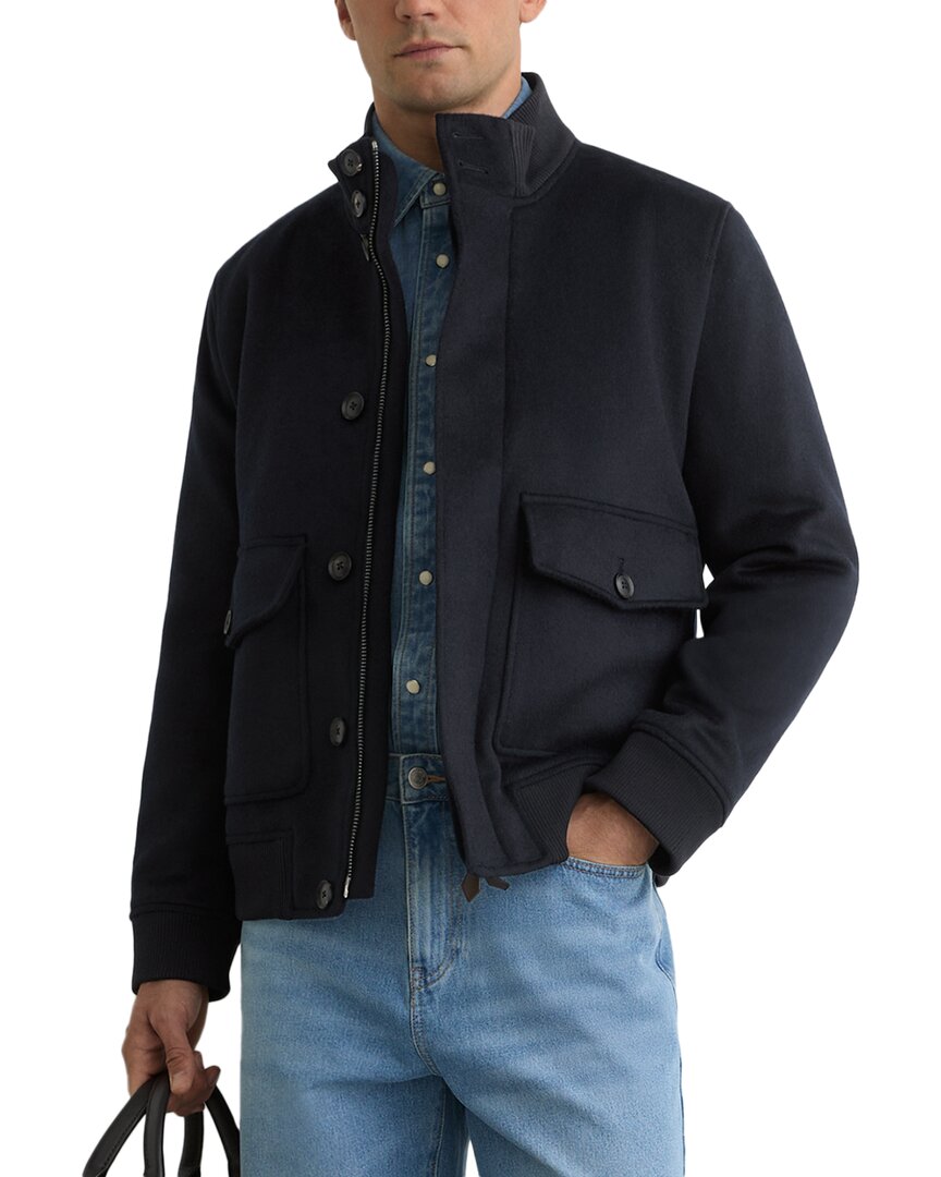 Chaqueta de mezcla de lana