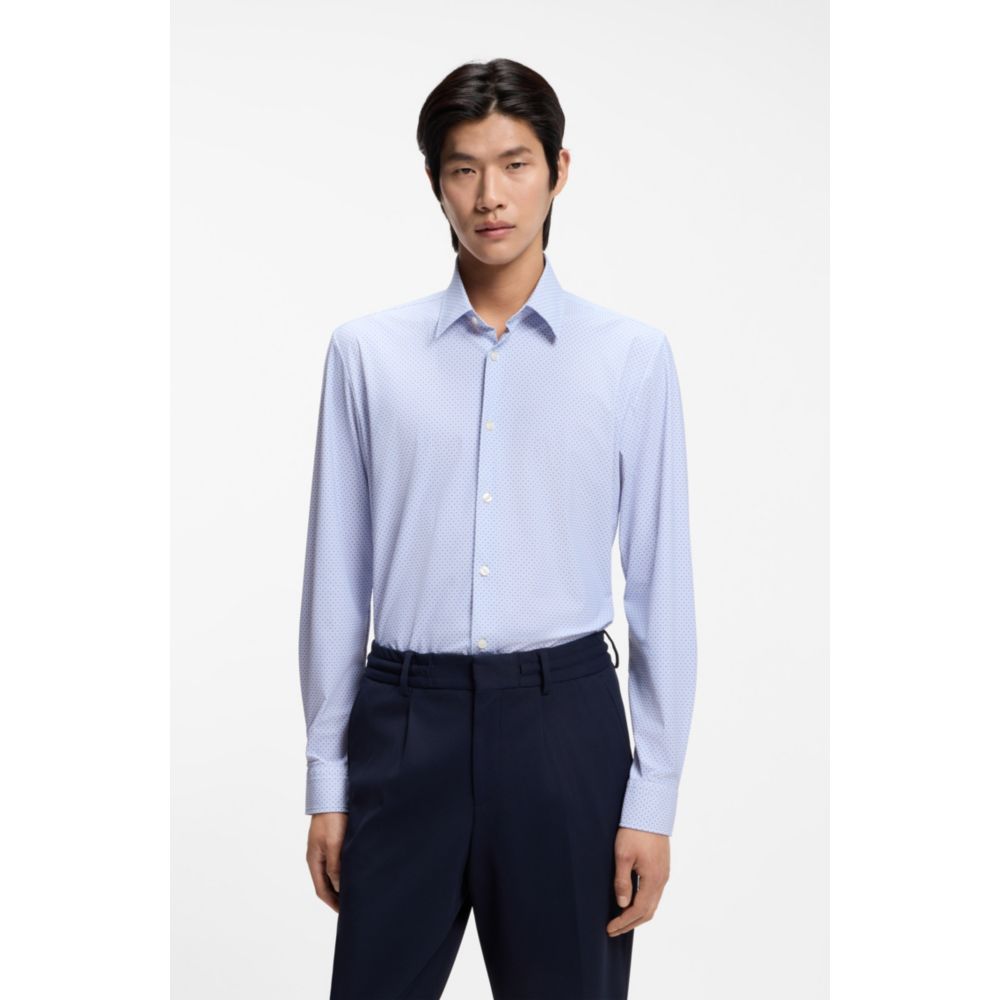 Camisa de corte ajustado con estampado