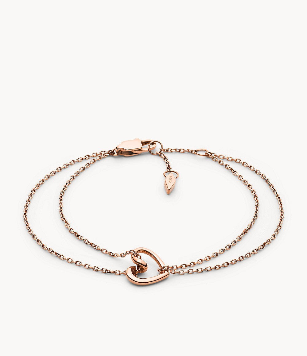Pulsera de mujer de acero inoxidable color oro rosa