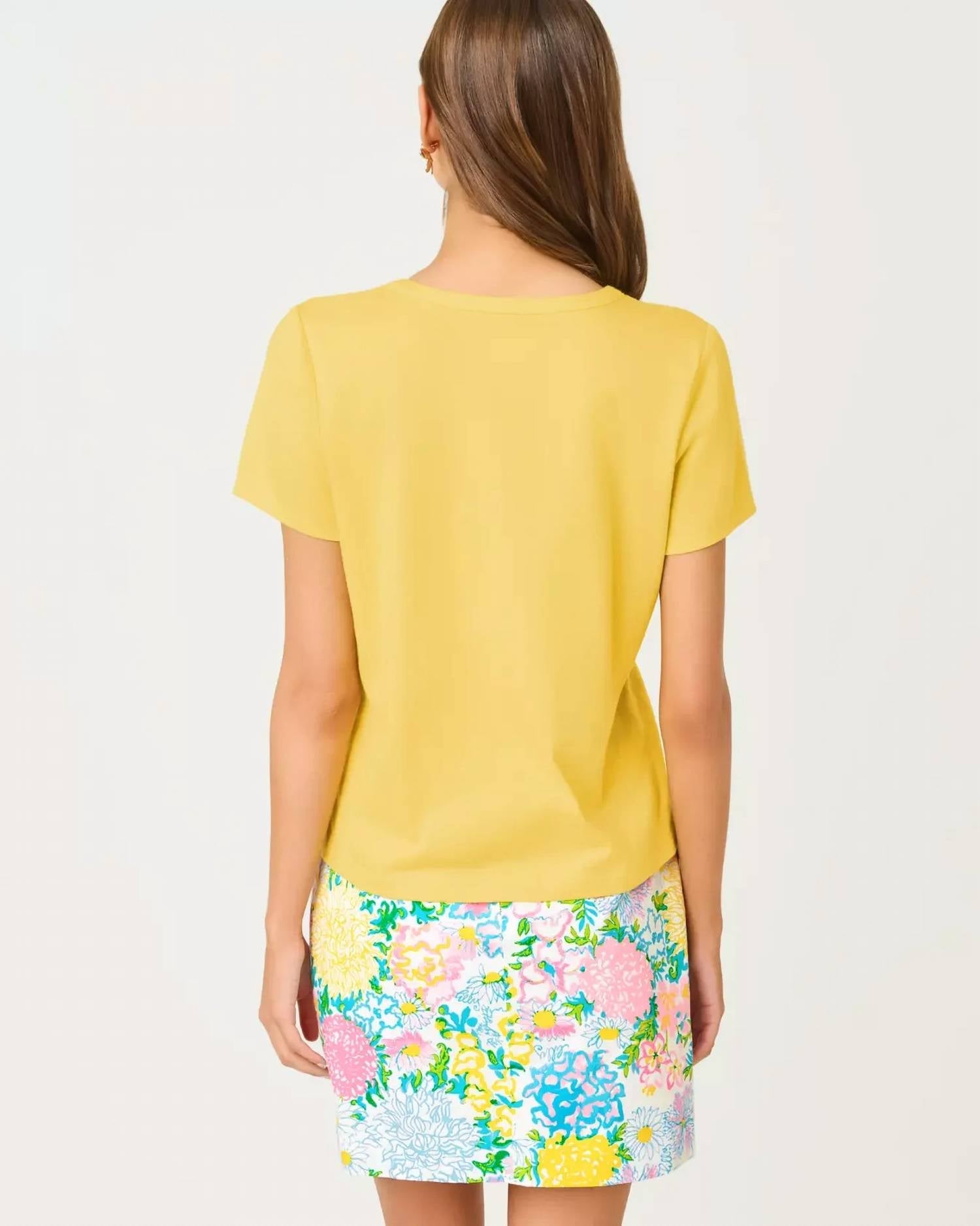 Top color amarillo