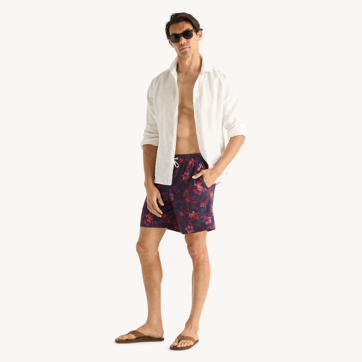Vestido de baño de hombre con estampado