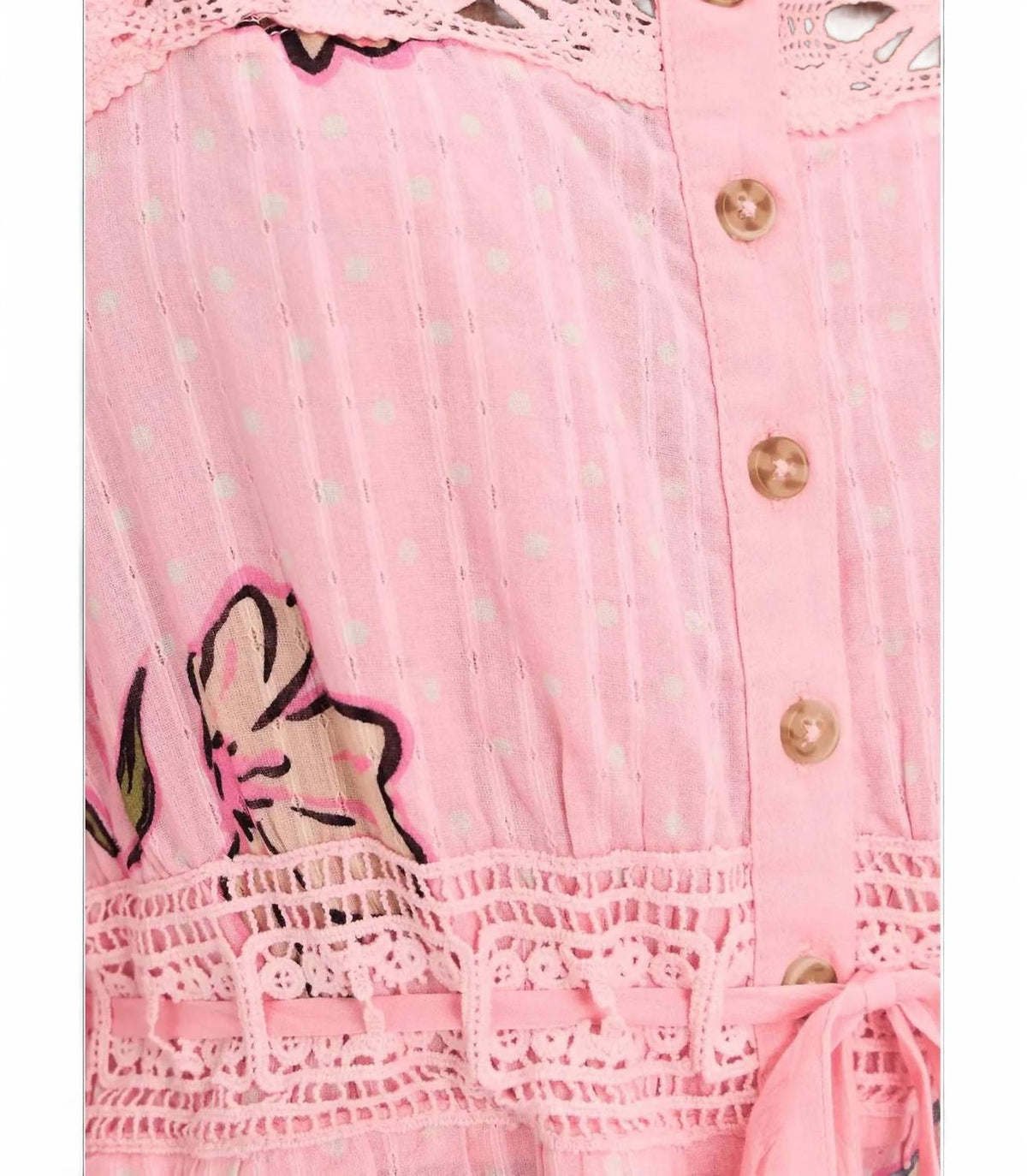 Vestido largo color rosado