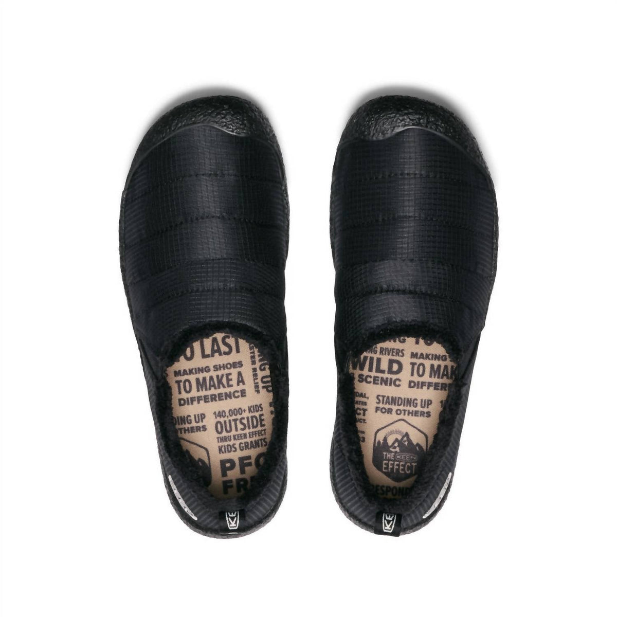 Pantuflas de mujer color negro