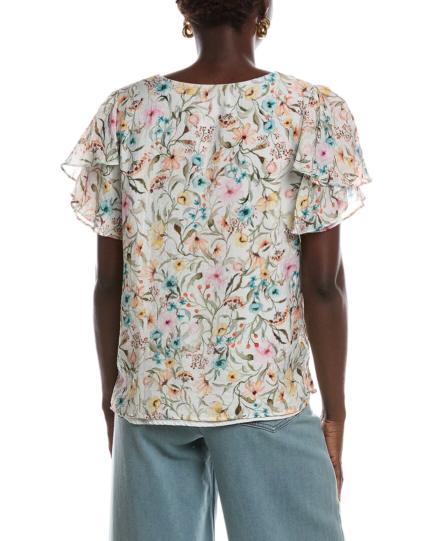 Blusa con cuello en V
