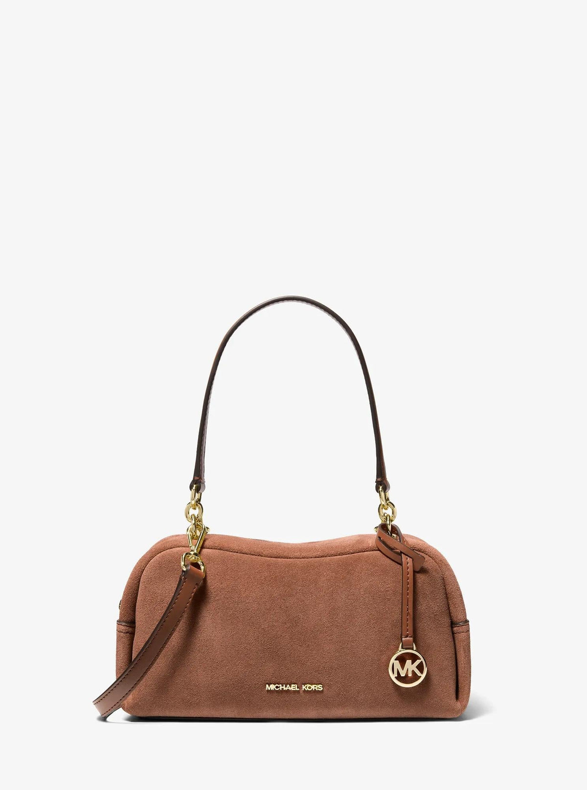 Bolso de hombro de gamuza