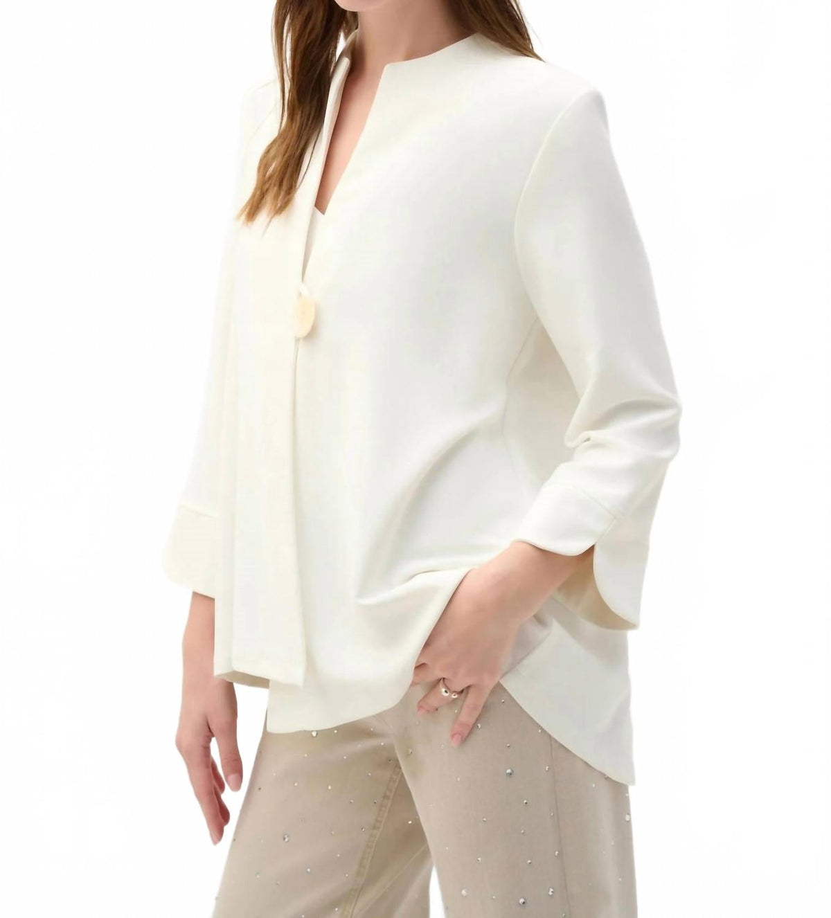 Chaqueta color blanco